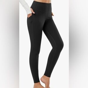 BALEAF Women's Fleece Lined Leggings Size M